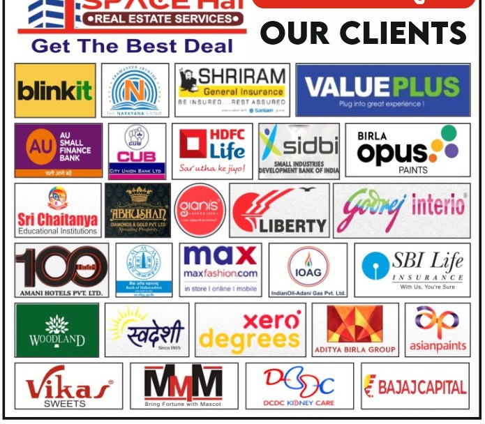 Client relationships and brand associations shown in supplied company material